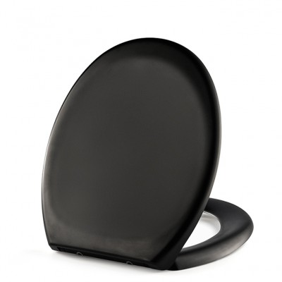 SU050  round Toilet Seat Cover Fashion color series Matte BLACK