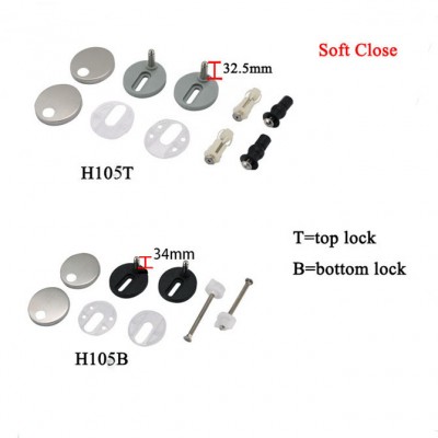 Top Lock Duroplast Soft Toilet Seat Hinges of Toilet Seat