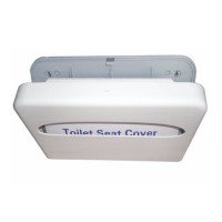 Bathroom ABS Plastic Toilet Seat Cover Dispenser