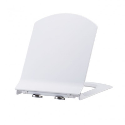 Duroplast UF themoset square shape soft close easy installation one button quick release adjustable hinges  toilet seat